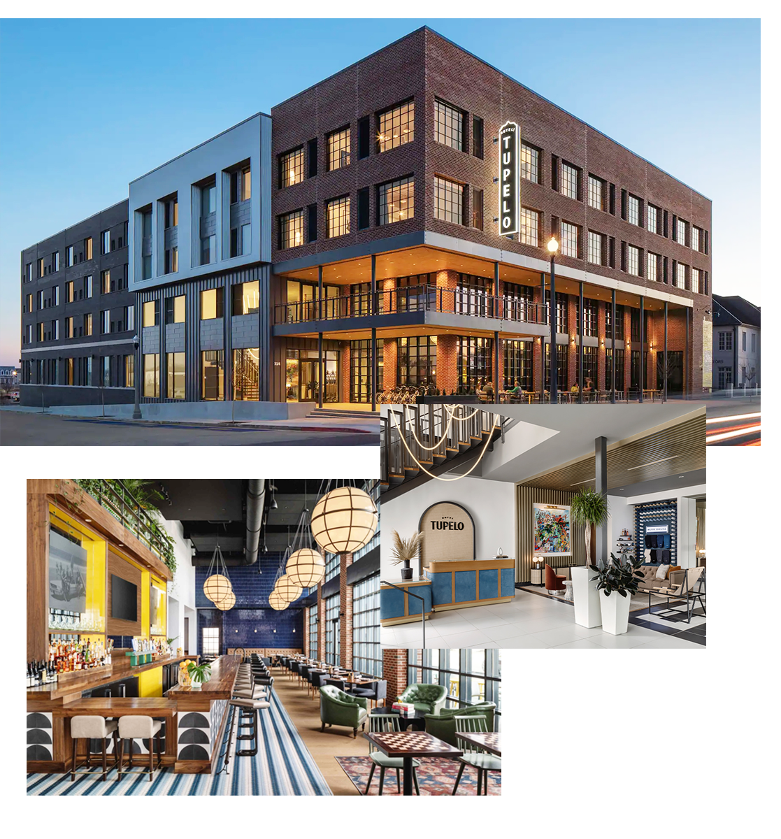 Hotel Tupelo in downtown Tupelo Mississippi