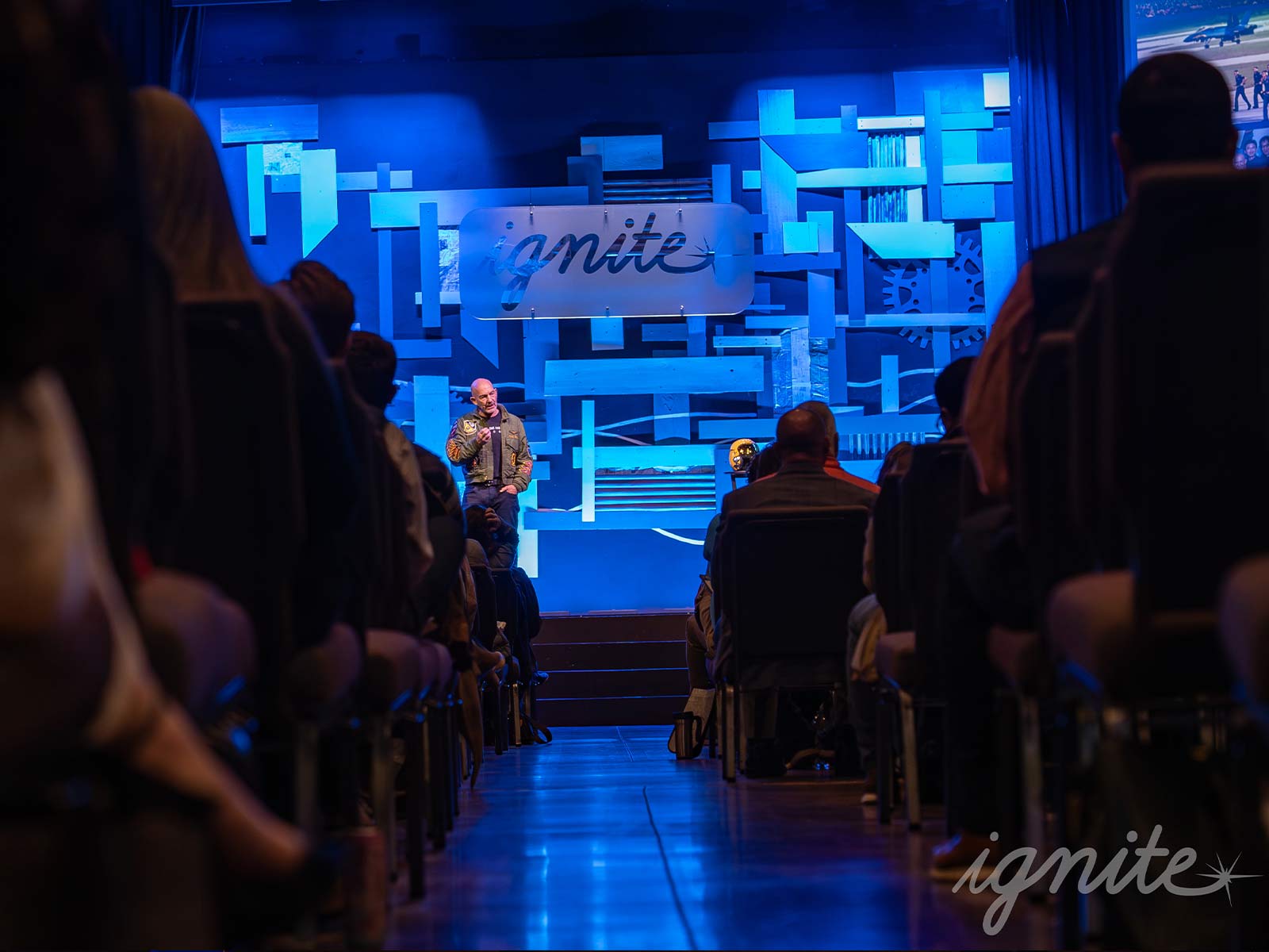 John GUCCI Foley on the Ignite stage